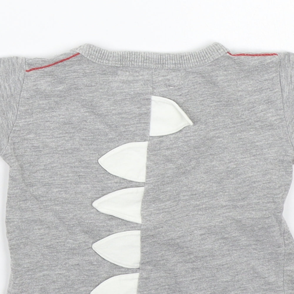 NEXT Baby Grey Basic T-Shirt Size 3-6 Months