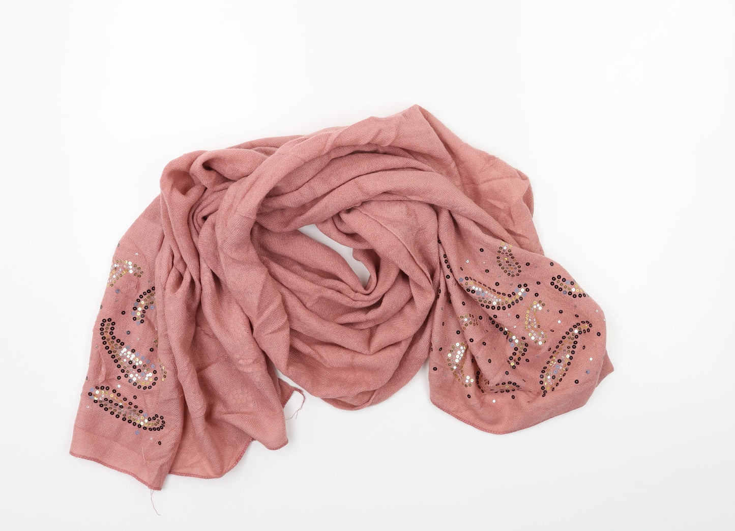 Preworn Womens Pink Scarf