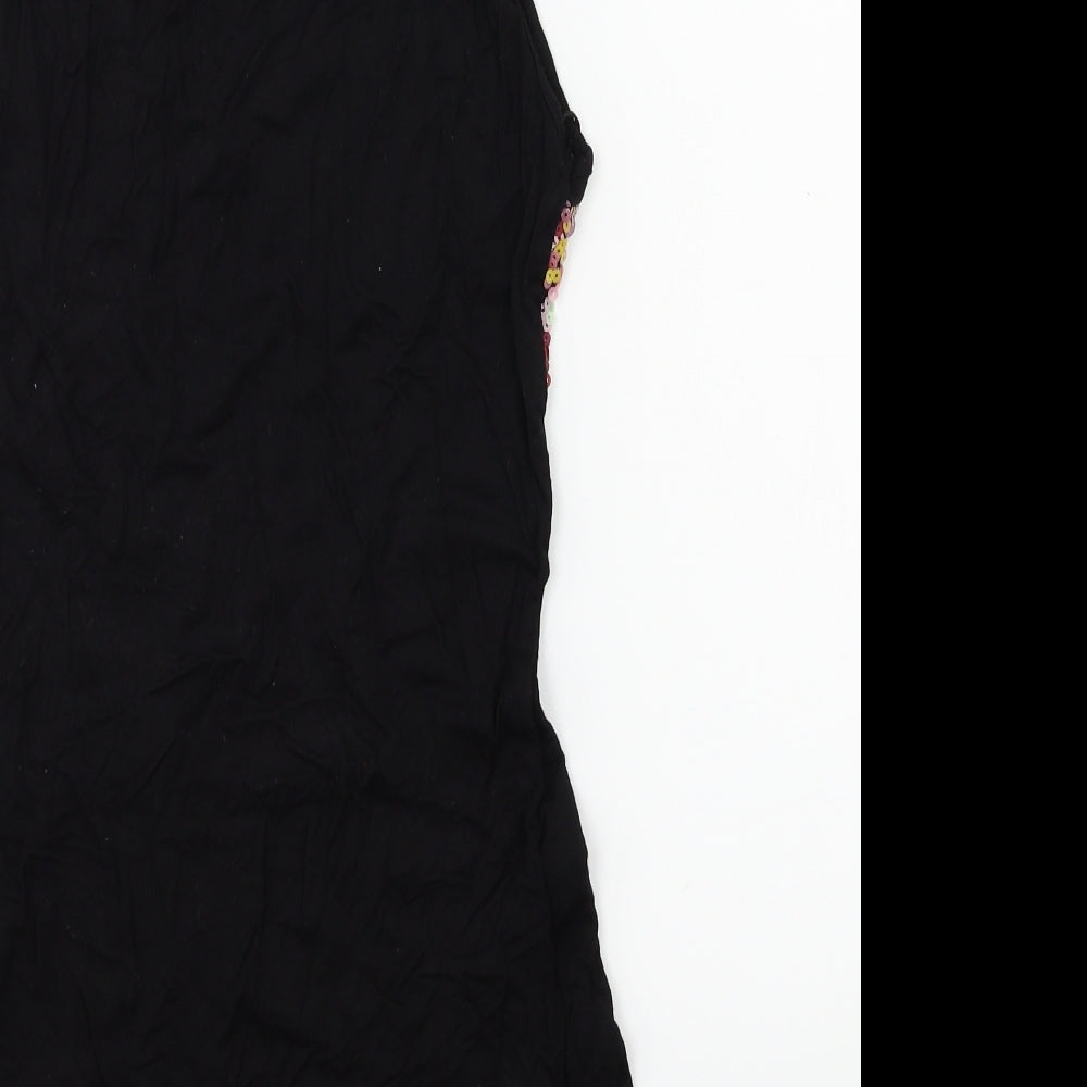 Paprika Womens Black Bodycon Size 10
