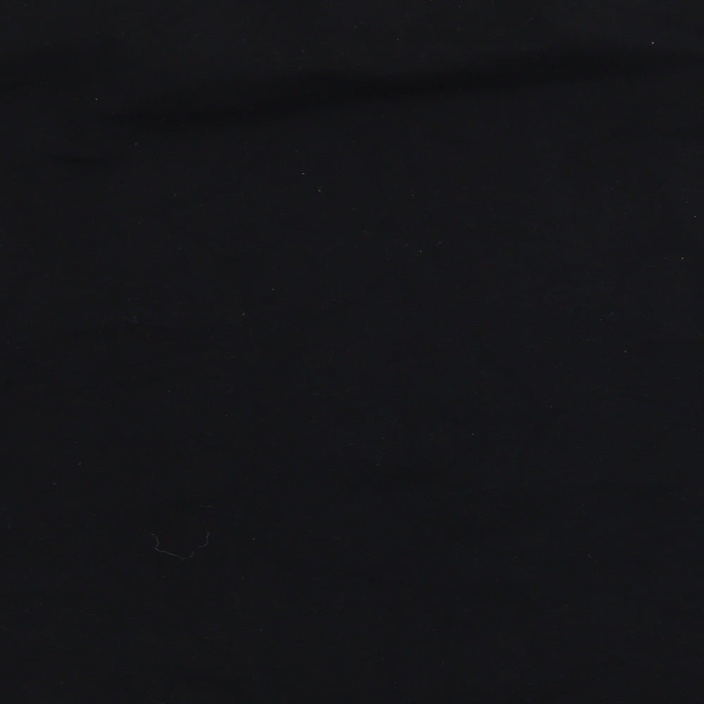 PRETTYLITTLETHING Womens Black Jersey Basic T-Shirt Size 14