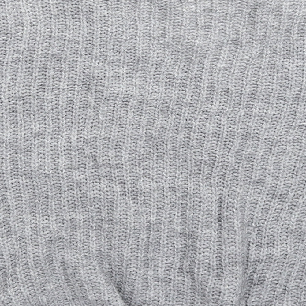 Yida Womens Grey Knit Pullover Jumper Size M