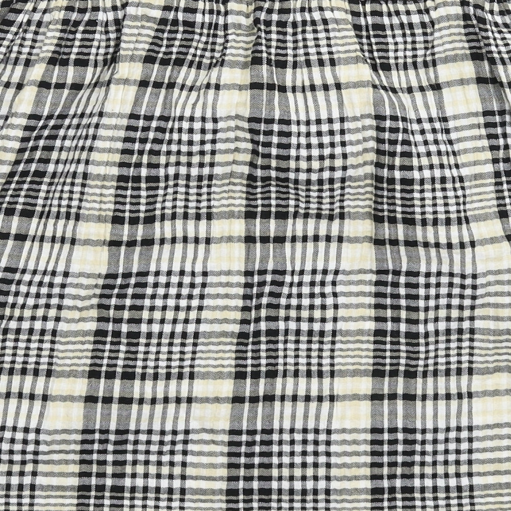 New Look Womens Multicoloured Check Straight & Pencil Skirt Size 14