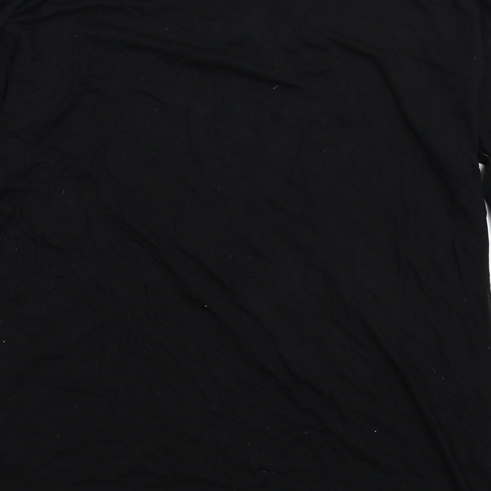 F&F Womens Black Basic T-Shirt Size 10
