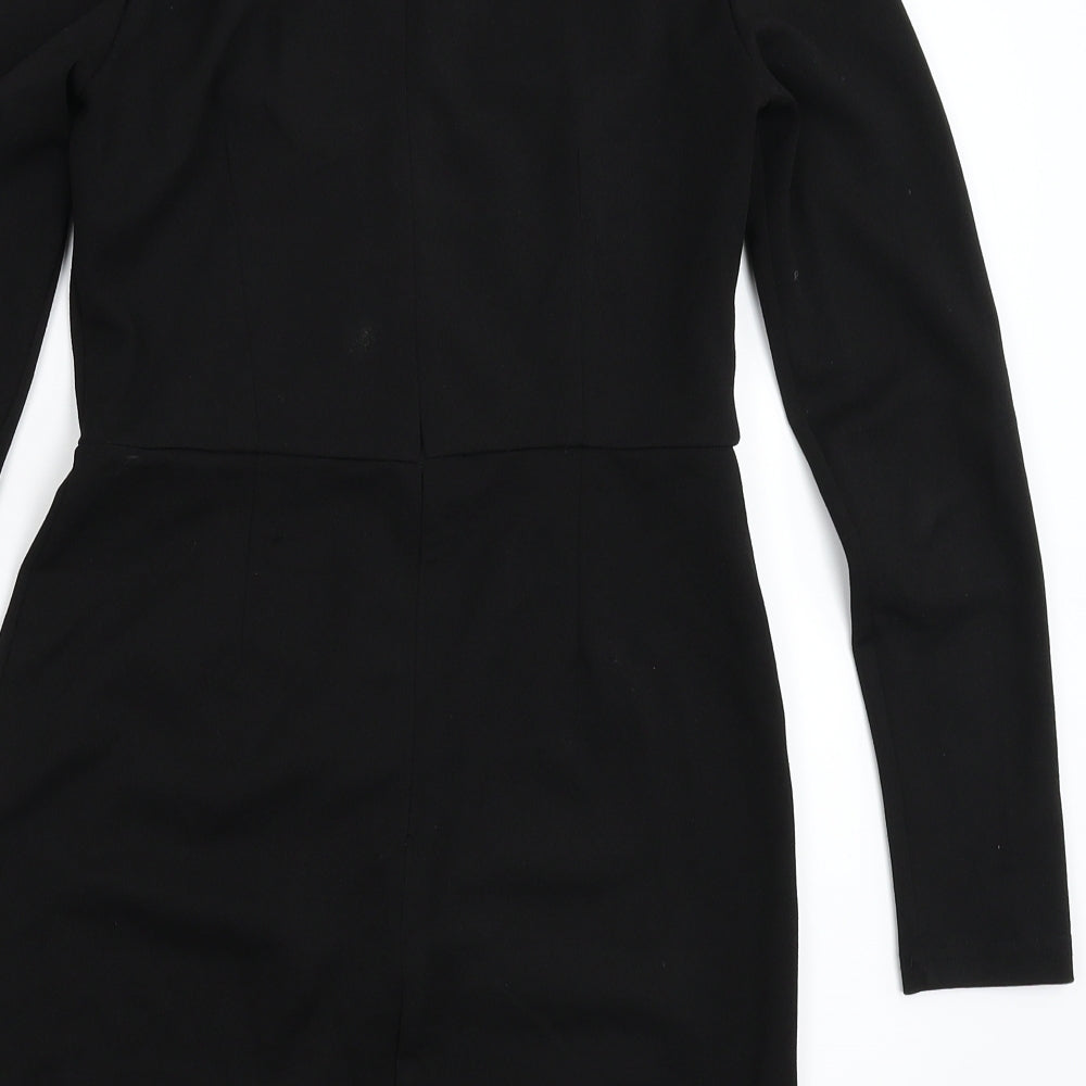 Missguided Womens Black Mini Size 8