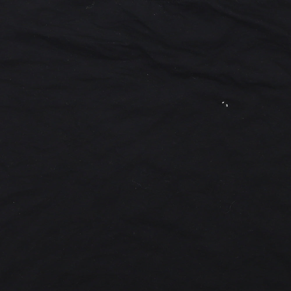 Boux Womens Black Basic T-Shirt Size XS - Dear bed I love you