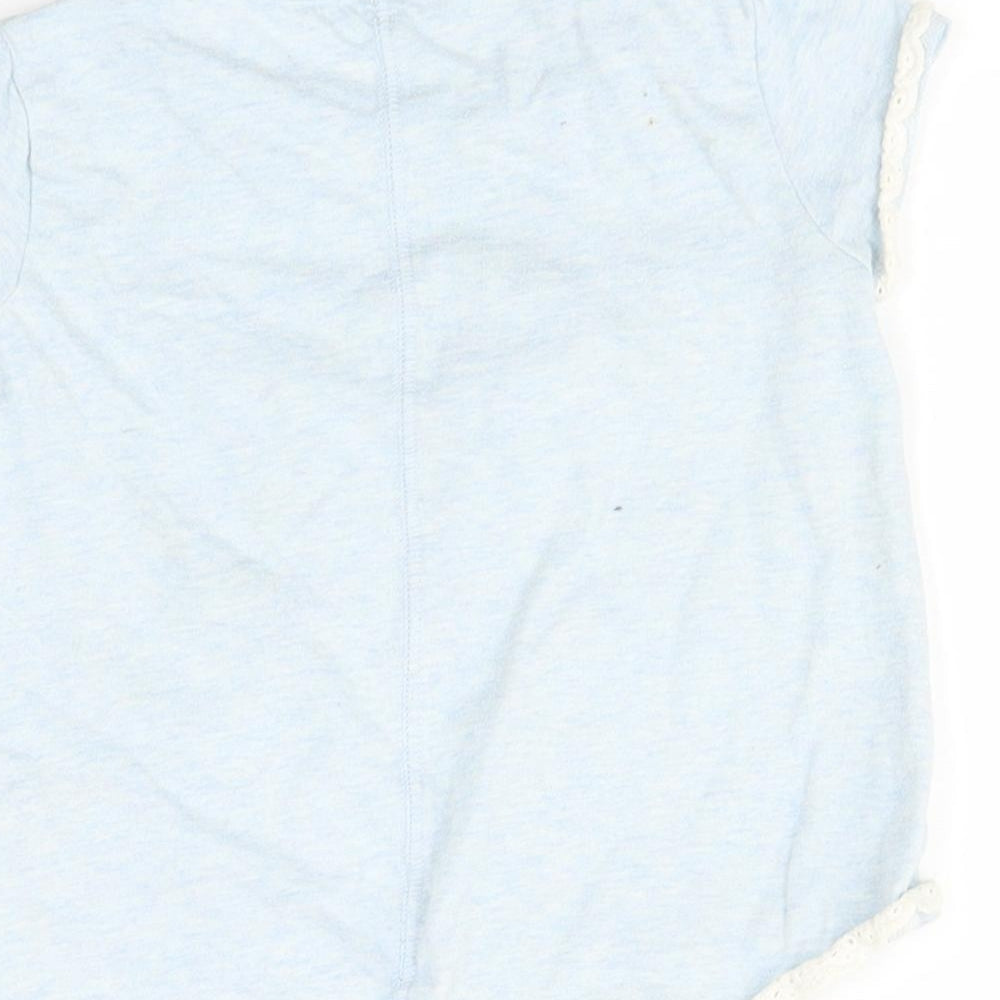 F&F Baby Blue Basic Blouse Size 12-18 Months - love heart