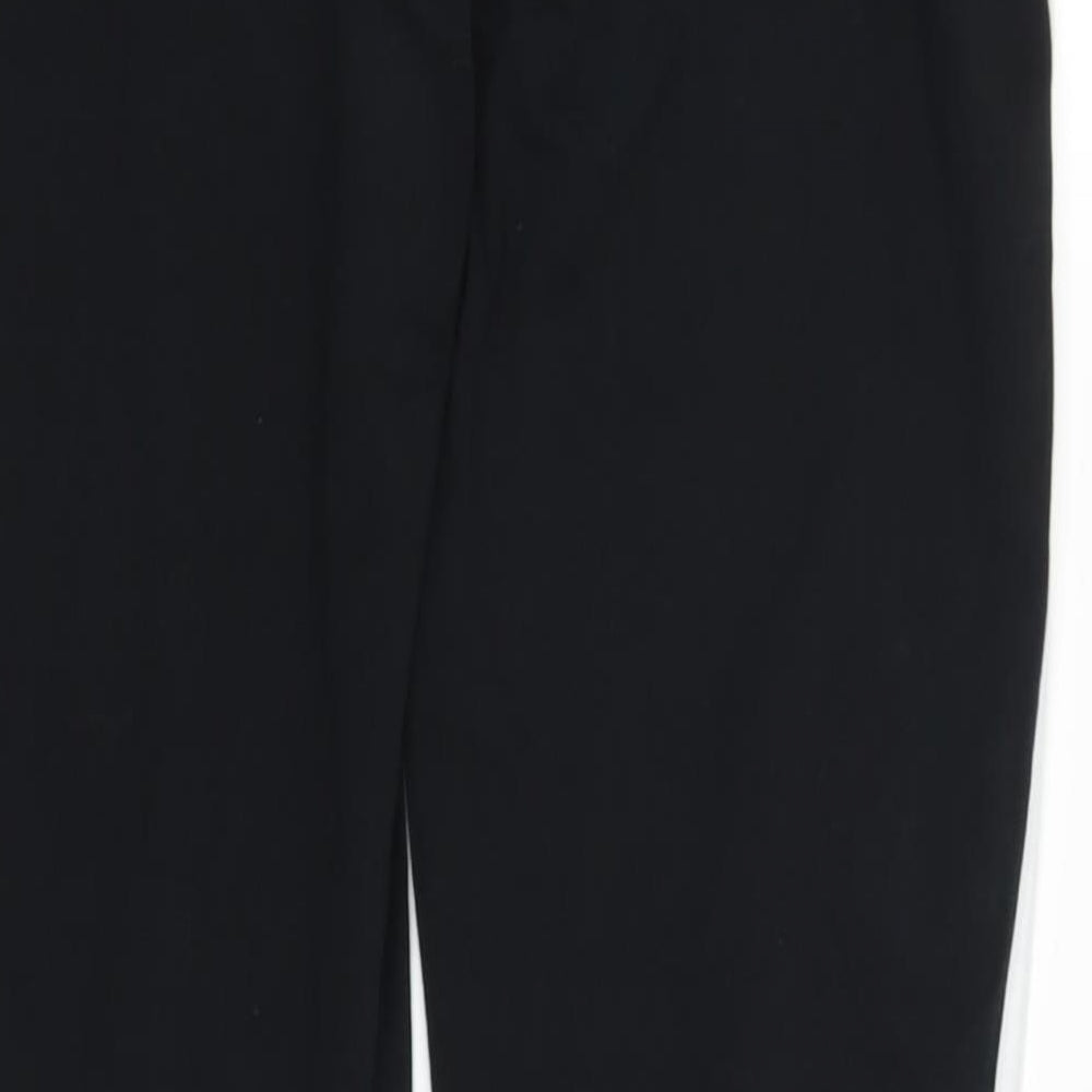 Marks and Spencer Womens Black Trousers Size 14 L24 in