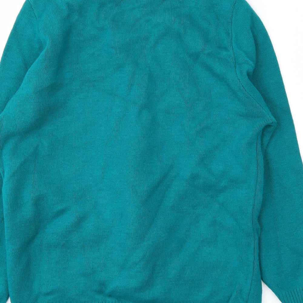 hand to hand Womens Green Pullover Jumper Size S