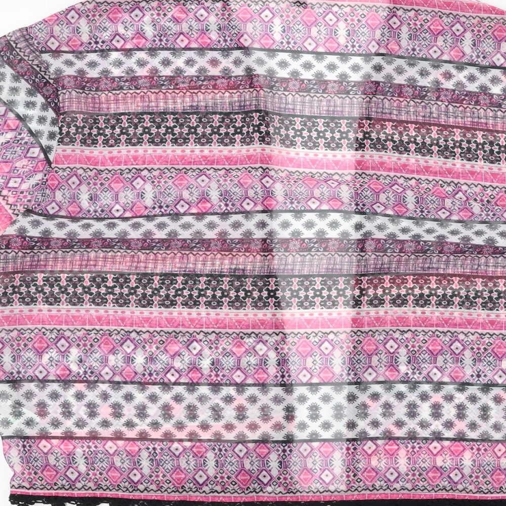 Candy Couture Womens Pink Cardigan Jumper Size 12
