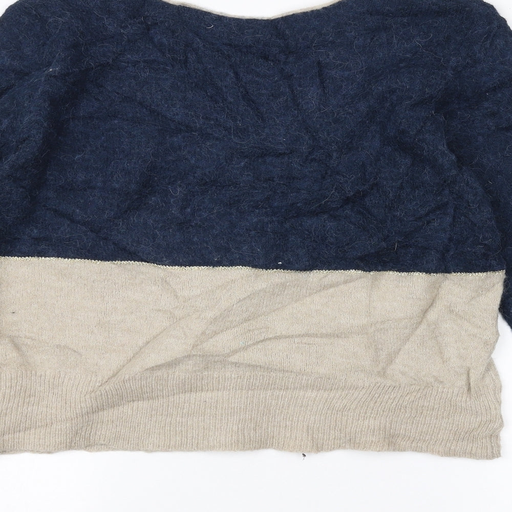 villa Womens Blue Cardigan Jumper Size M