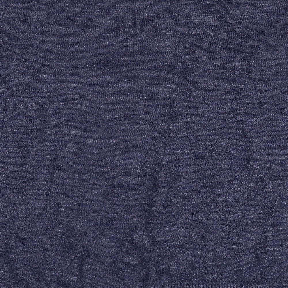 Criminal Mens Blue Knit Pullover Jumper Size M