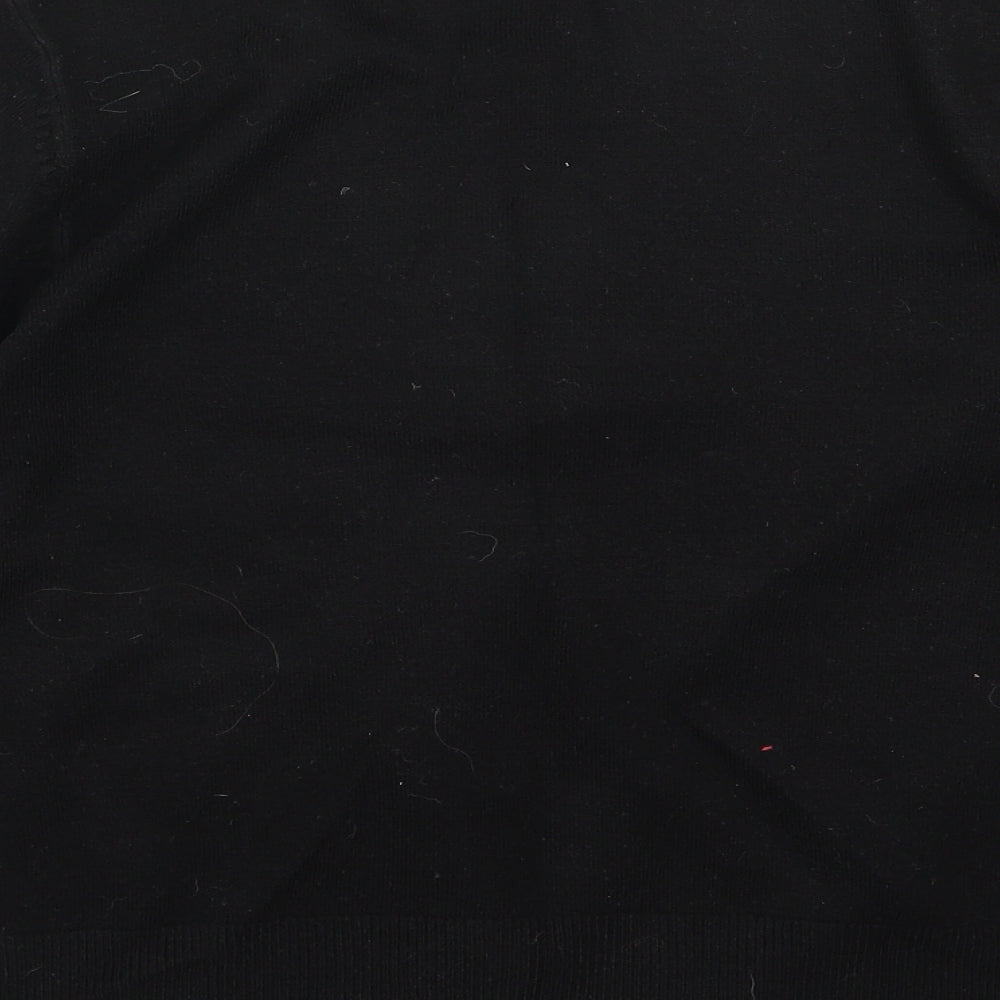 Preworn Womens Black Cape Jumper Size 10