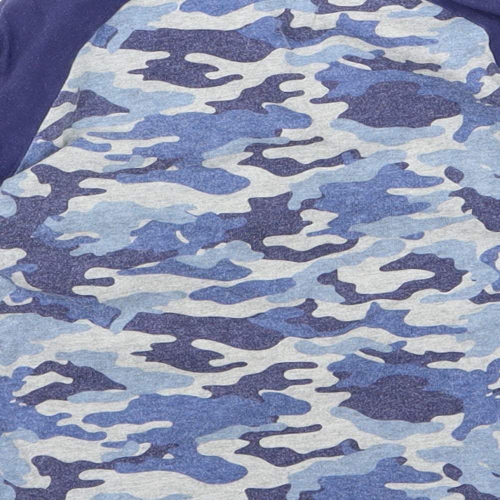 TU Boys Blue Camouflage Basic T-Shirt Size 6 Years