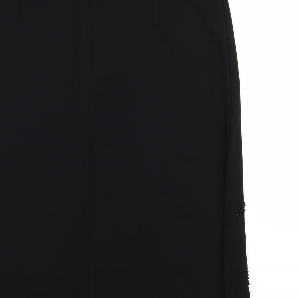 Dorothy Perkins Womens Black Rayon Straight & Pencil Set Size 12