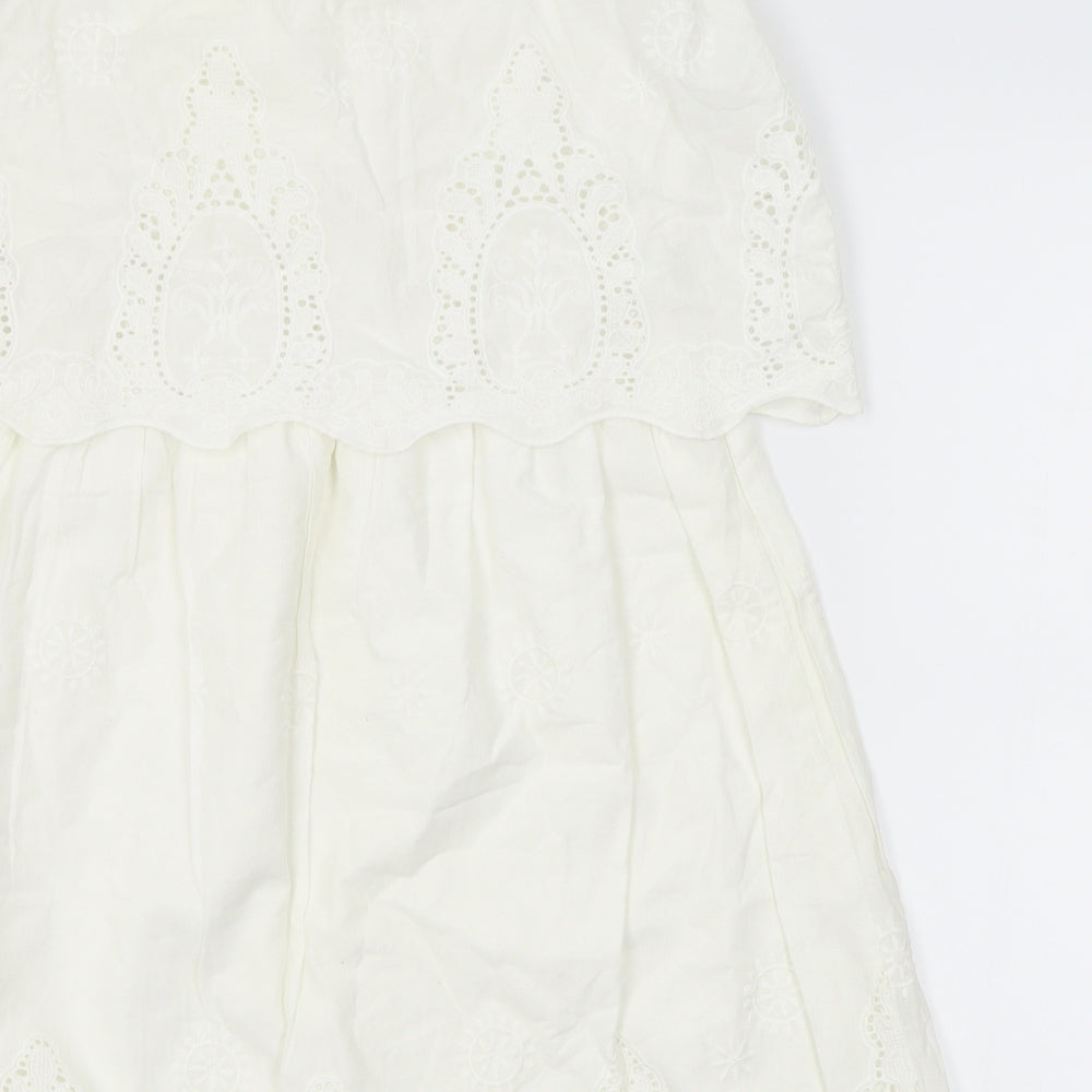 F&F Womens Ivory A-Line Size 6