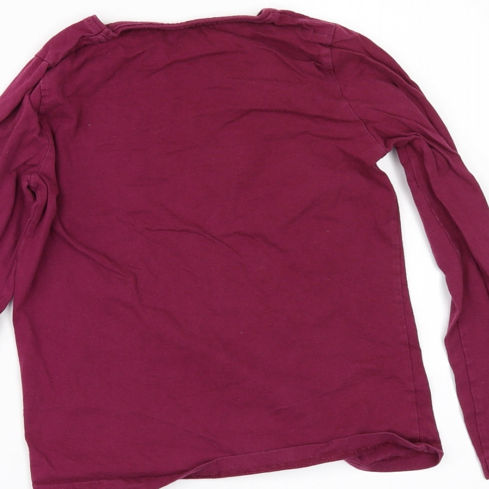 Primark Girls Red Basic T-Shirt Size 9-10 Years