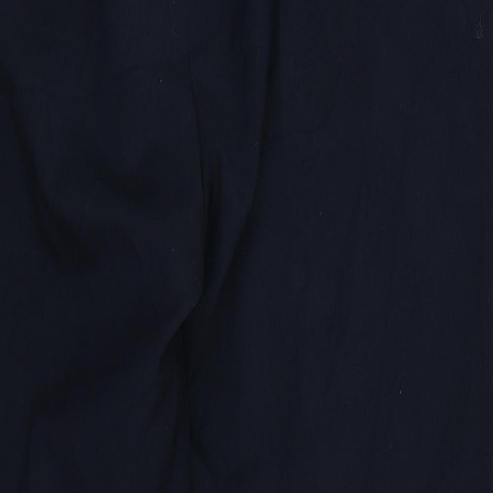 Marks & Spencer Womens Blue Trousers Size 14 L24 in