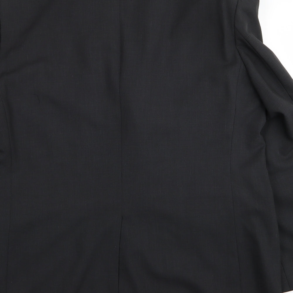 rival urban Mens Black Jacket Blazer Size 42