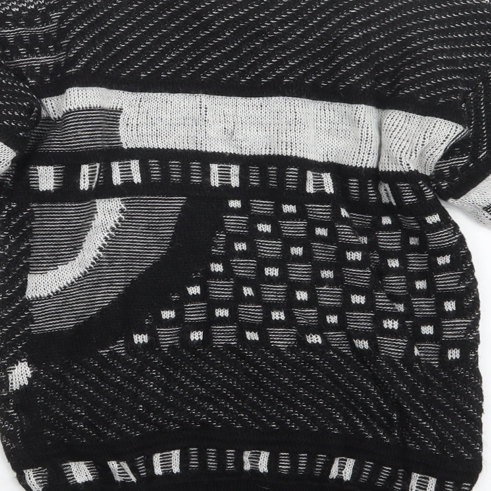 TG Womens Black Knit Pullover Jumper Size 12