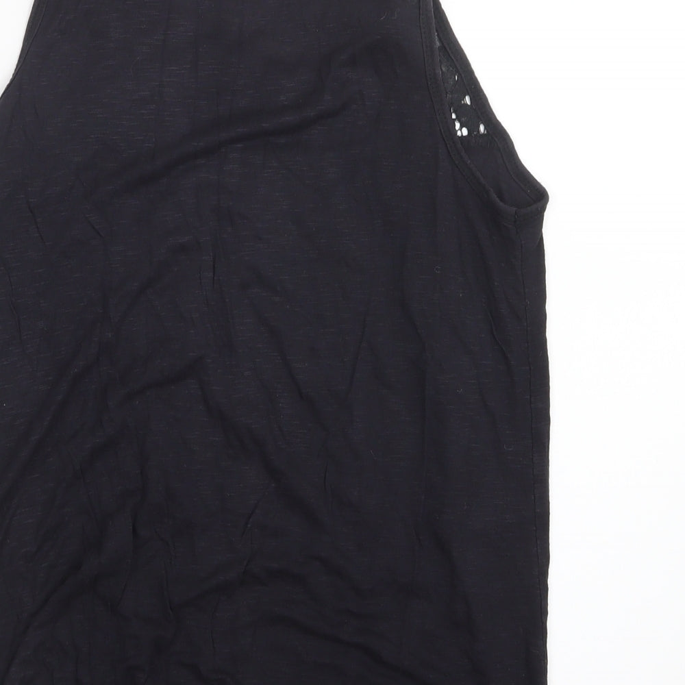 Dorothy Perkins Womens Black Basic Tank Size 8
