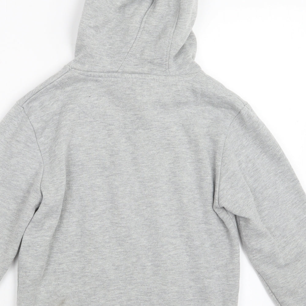 Rebel Boys Grey Pullover Hoodie Size 7-8 Years