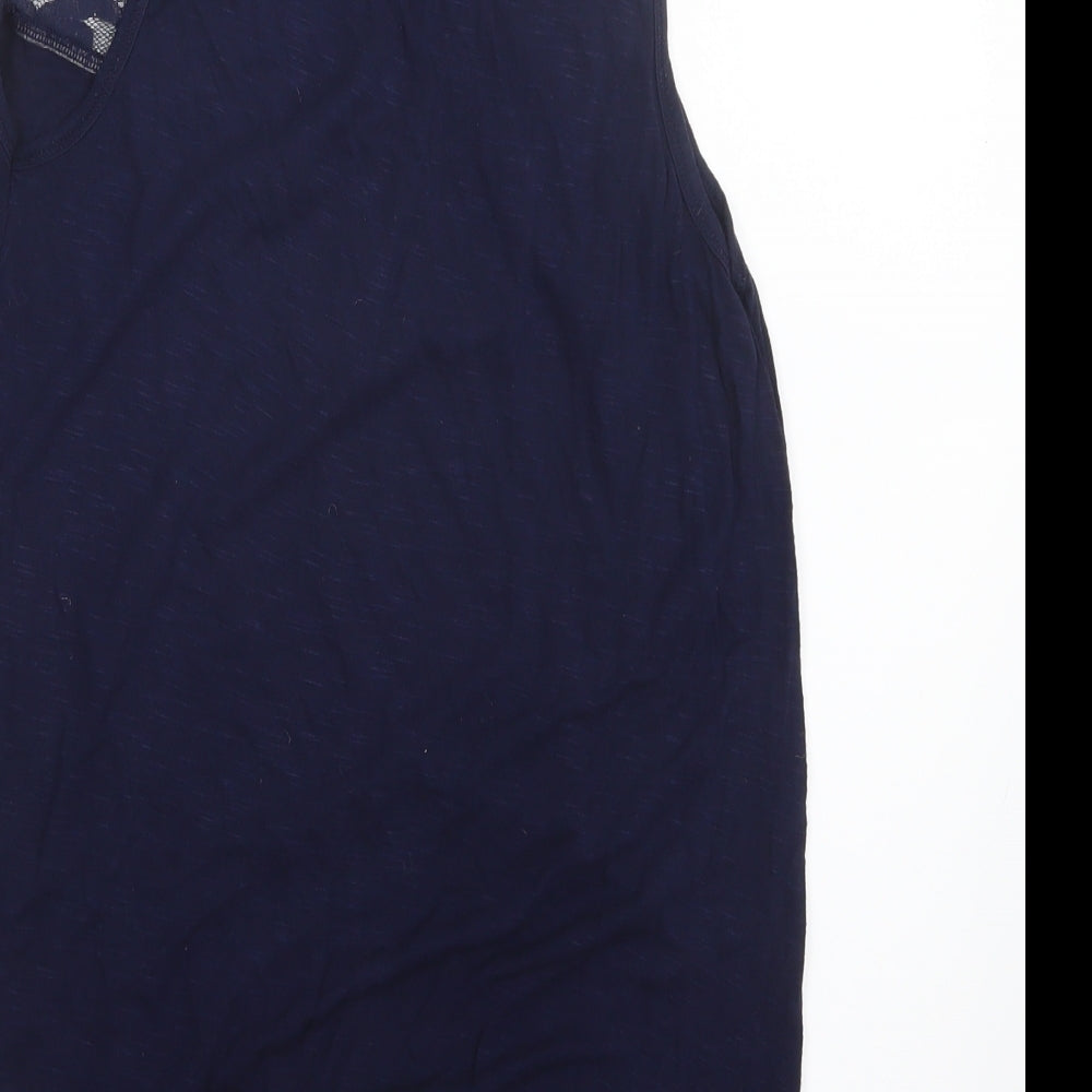Dorothy Perkins Womens Blue Basic Tank Size 8