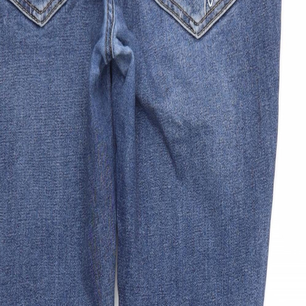 Preworn Womens Blue Skinny Jeans Size 32 L28 in