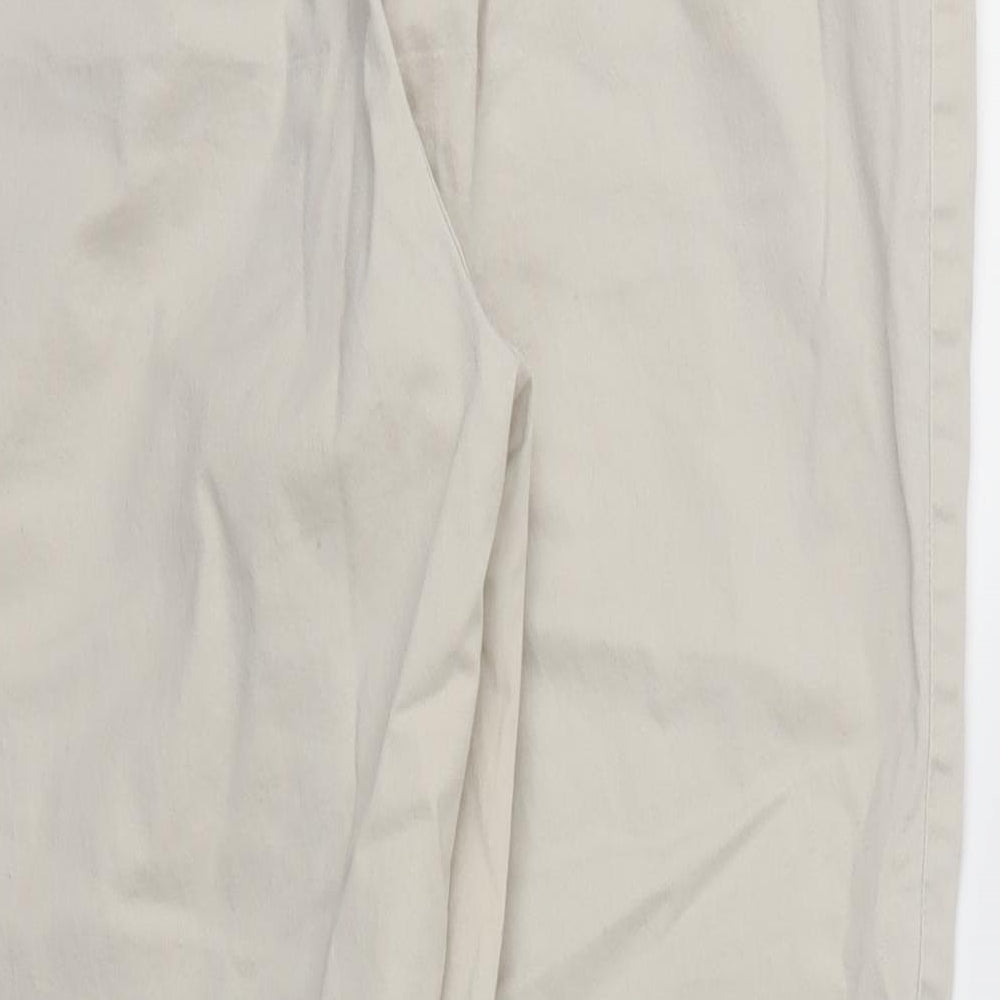 St Bernard Womens Beige Trousers Size 12 L23 in
