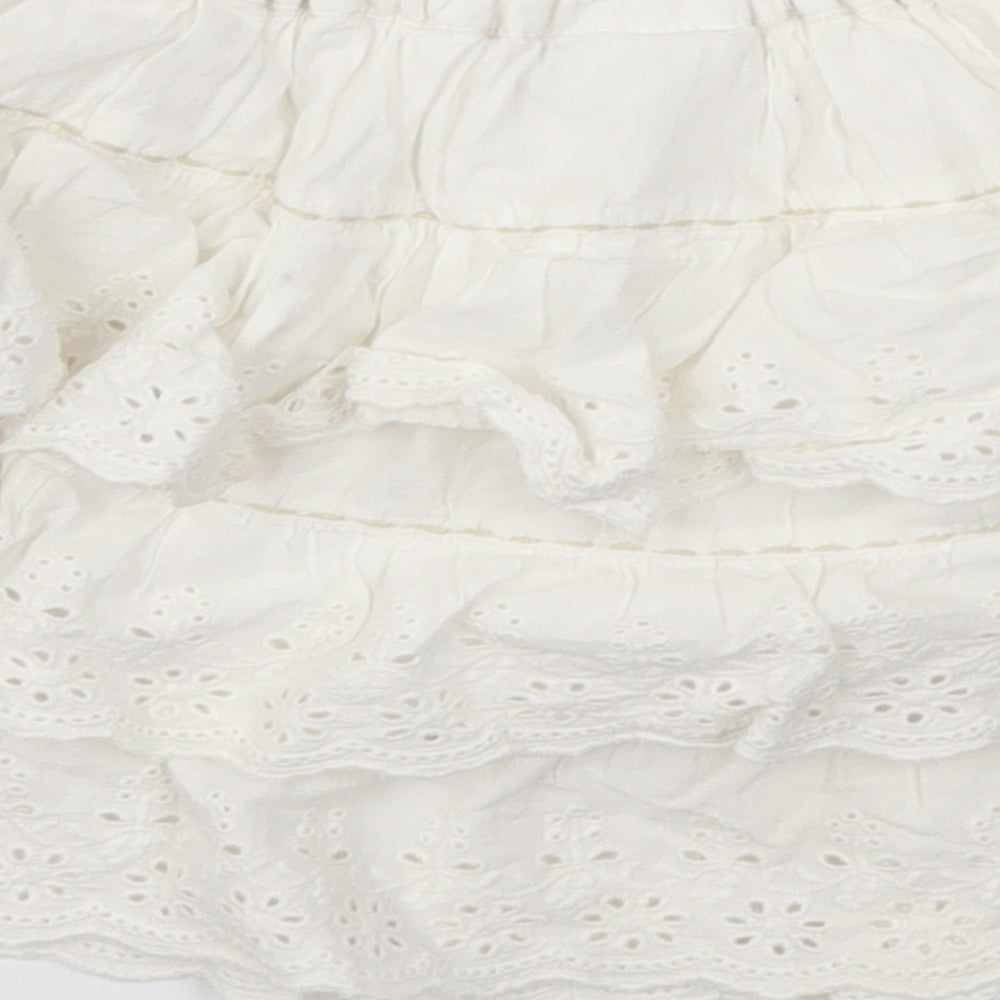 NEXT Girls White Flare Skirt Size 2-3 Years