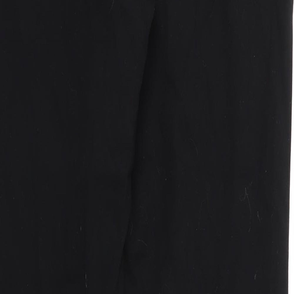M&S Womens Black Trousers Size 10 L28 in