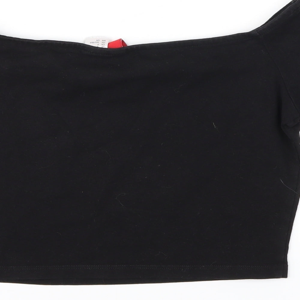 H&M Womens Black Basic Tank Size S