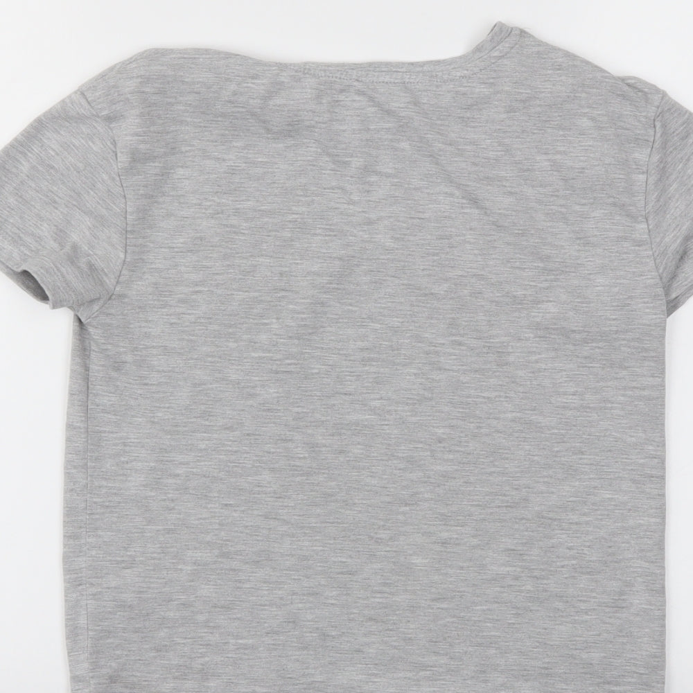 PEP&CO Girls Grey Basic T-Shirt Size 9-10 Years