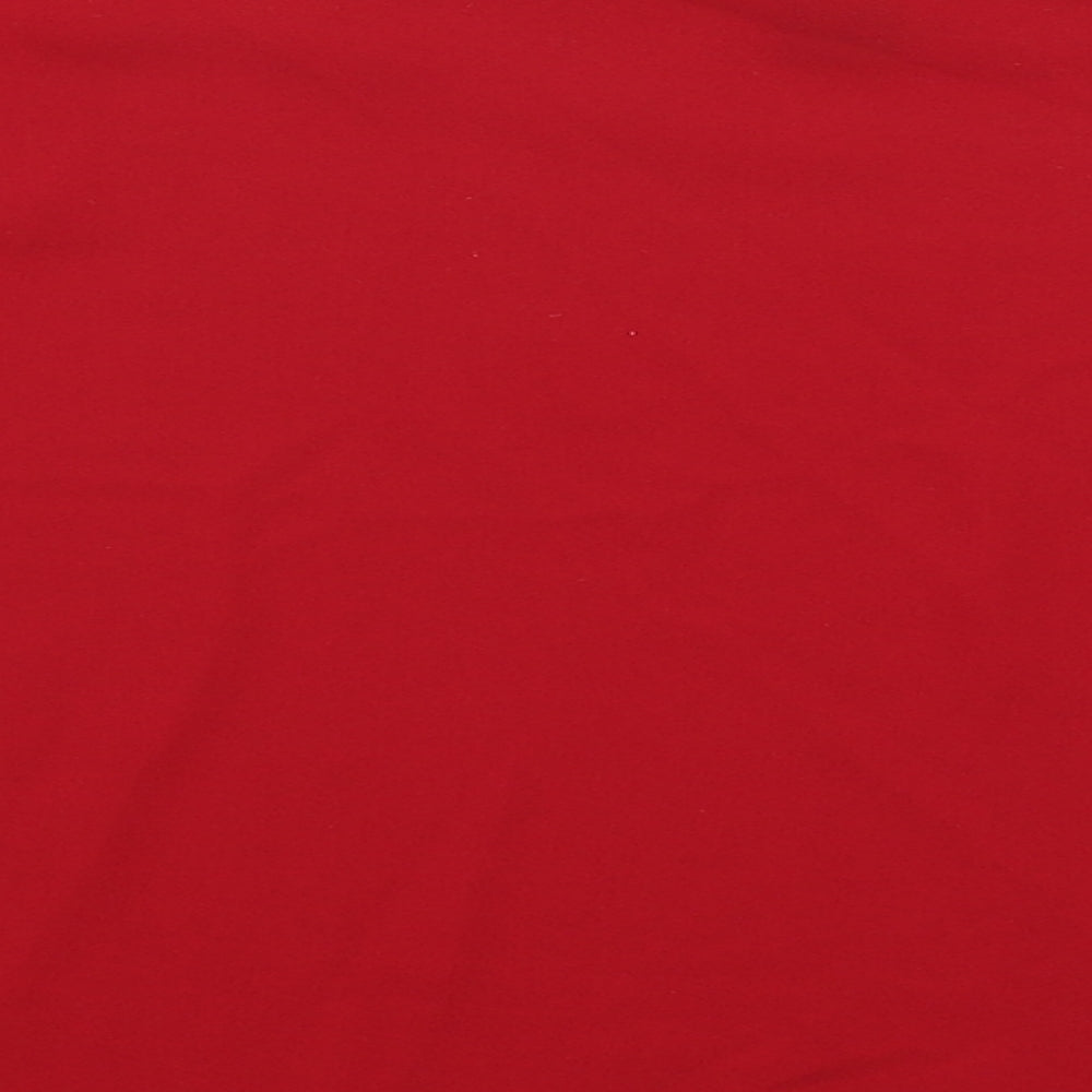 New Look Womens Red Basic T-Shirt Size 12