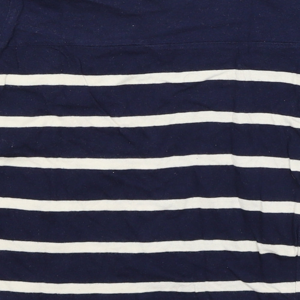 Avenue Kids Boys Blue Striped Basic T-Shirt Size 5-6 Years