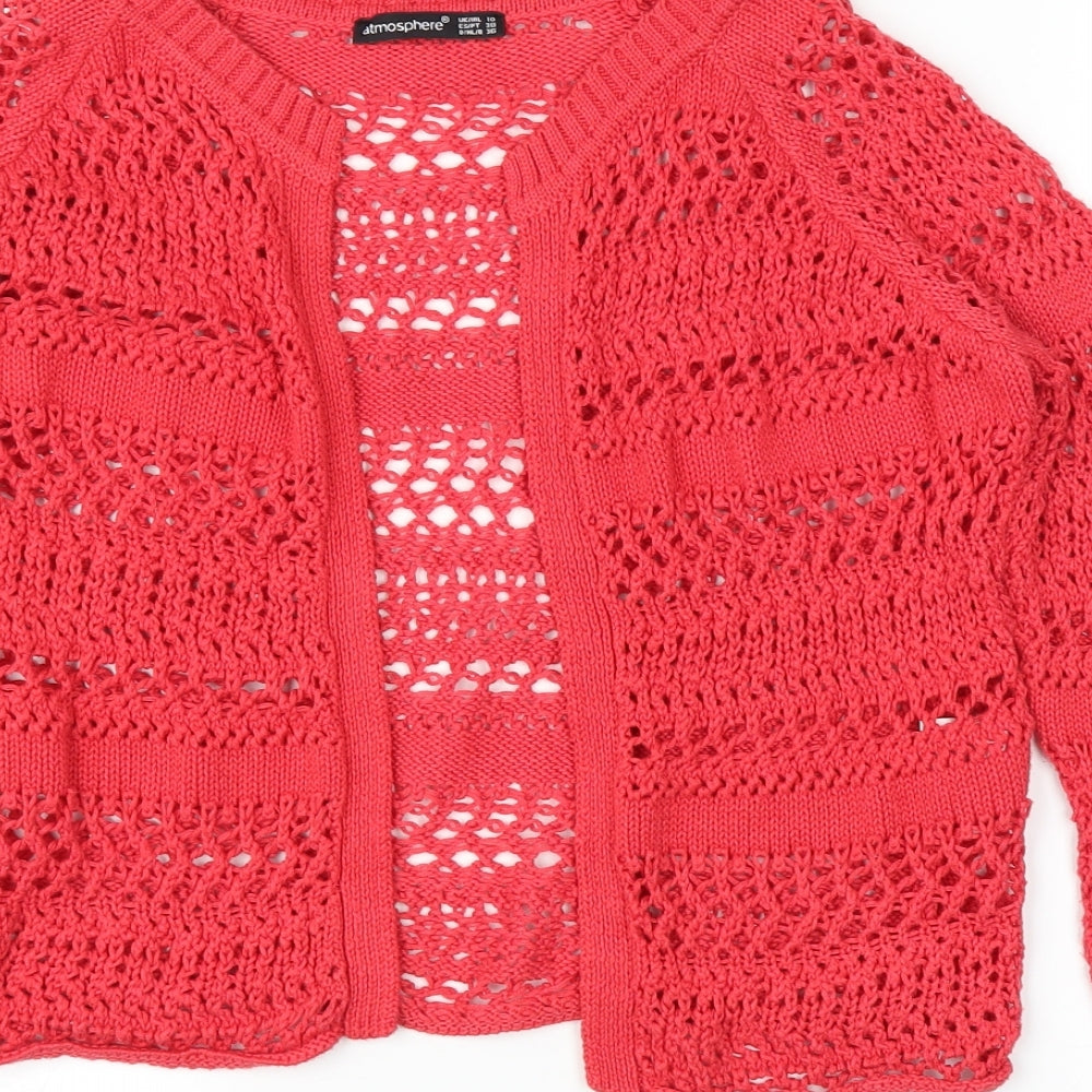 Primark Womens Red Cardigan Jumper Size 10