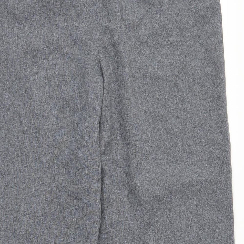 Bonmarché Womens Grey Capri Trousers Size 16 L24 in