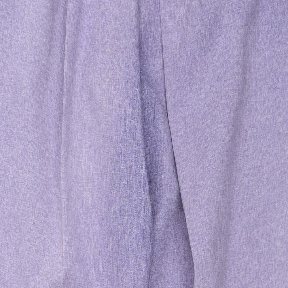 Bonmarché Womens Purple Trousers Size 12 L28 in