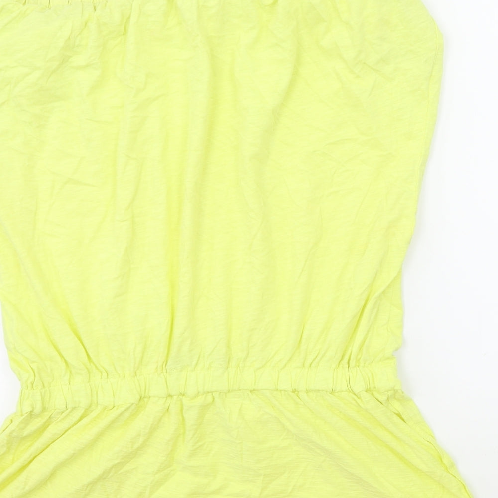 Very Womens Yellow Basic Tank Size 16