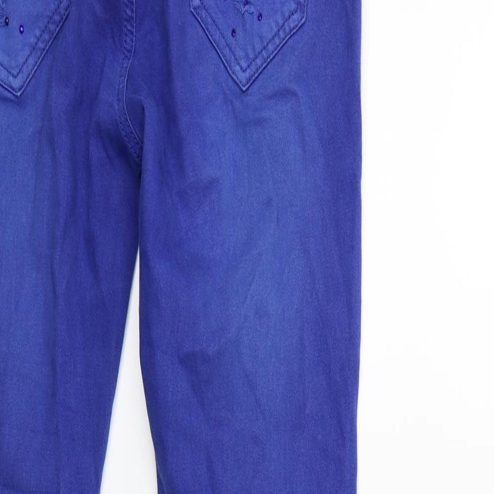 MISS ROSA Womens Blue Denim Skinny Jeans Size S L31 in