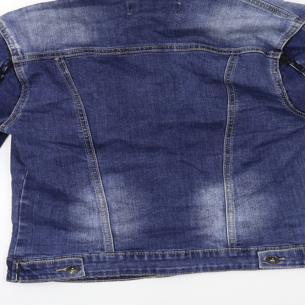 reality Womens Blue Denim Jacket Size S
