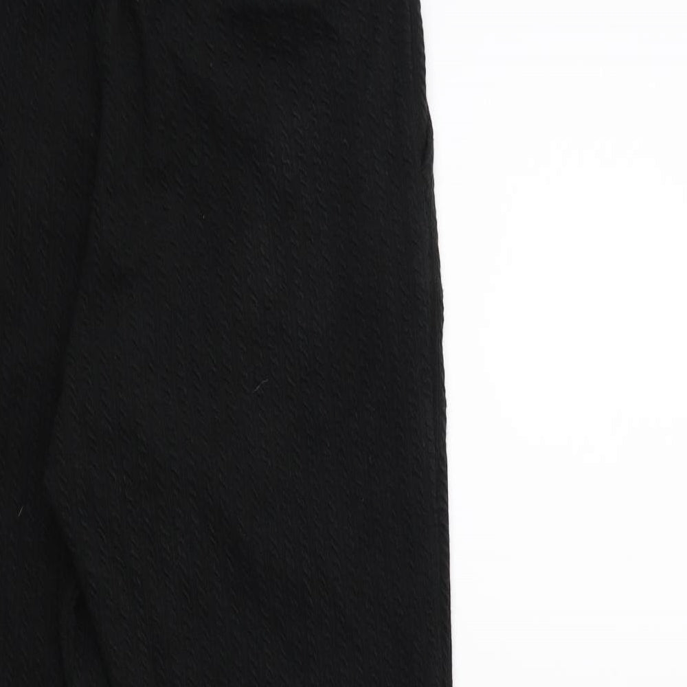 Preworn Womens Black Sweatpants Trousers Size S L25 in