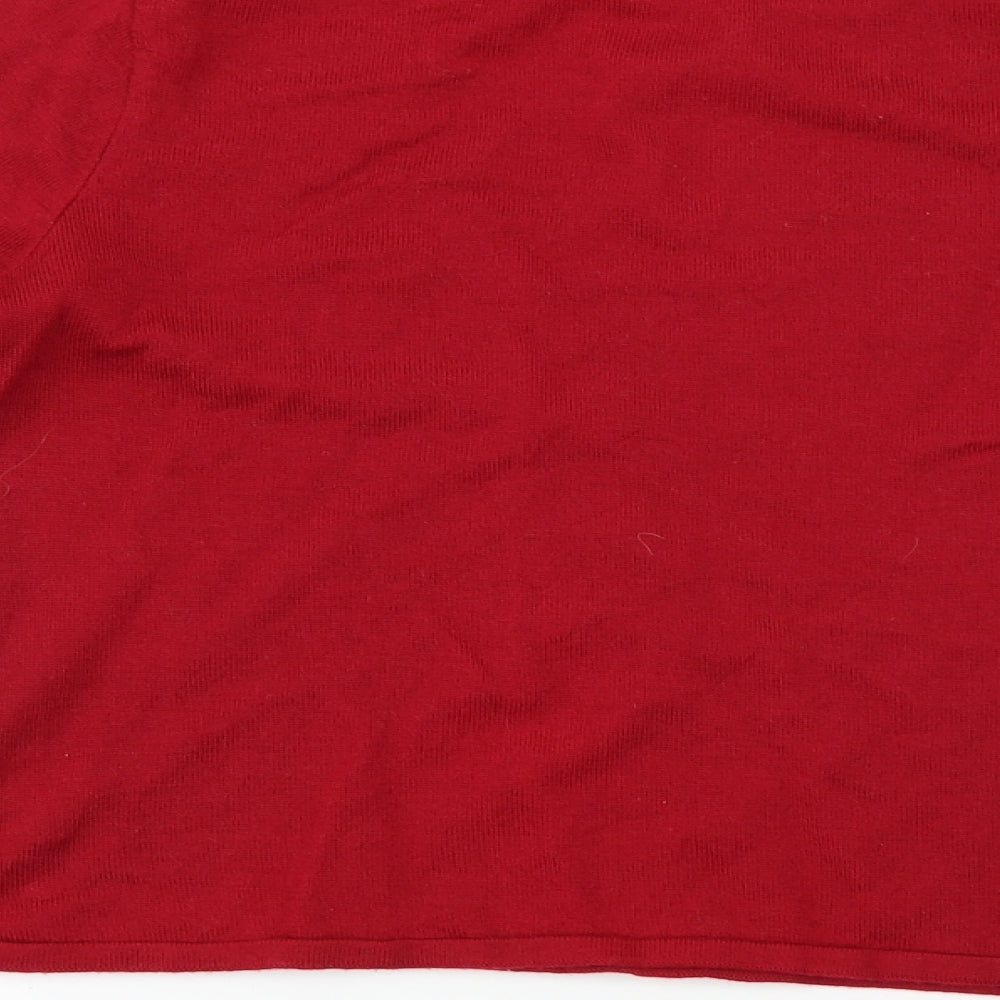 Marks & Spencer Womens Red Pullover Jumper Size L