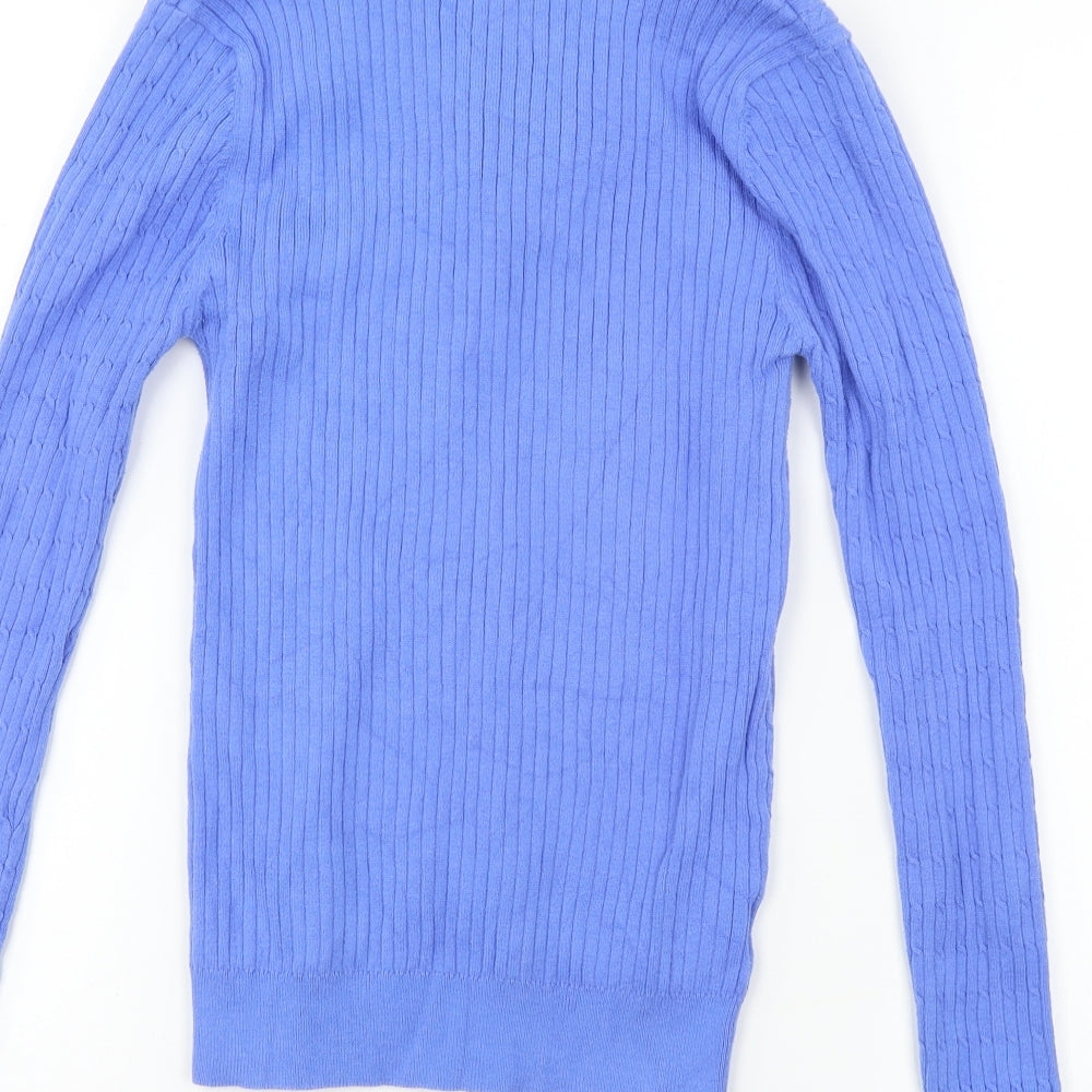 Papaya Womens Blue Pullover Jumper Size 10