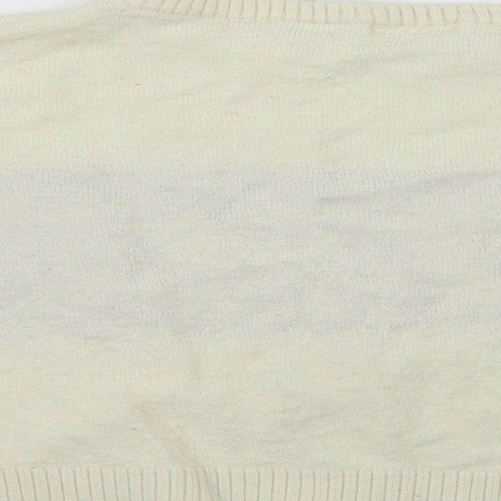 GU Girls Ivory Pullover Jumper Size S