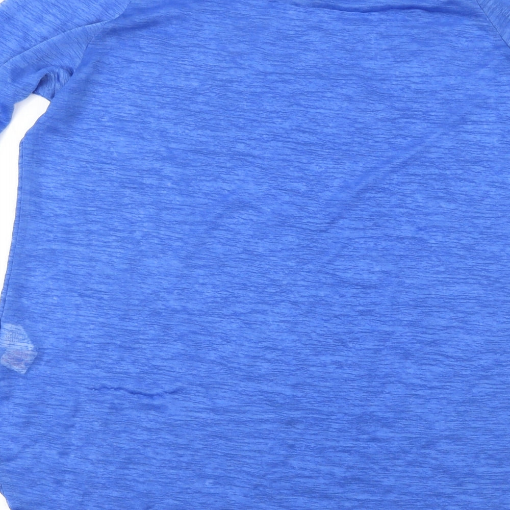 Atmosphere Womens Blue Basic Blouse Size 8