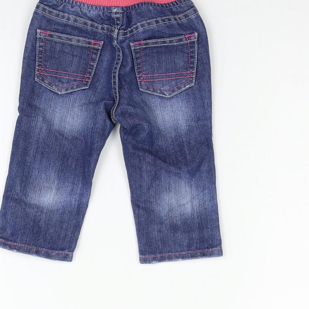 Mothercare Boys Blue Jogger Jeans Size 6-9 Months