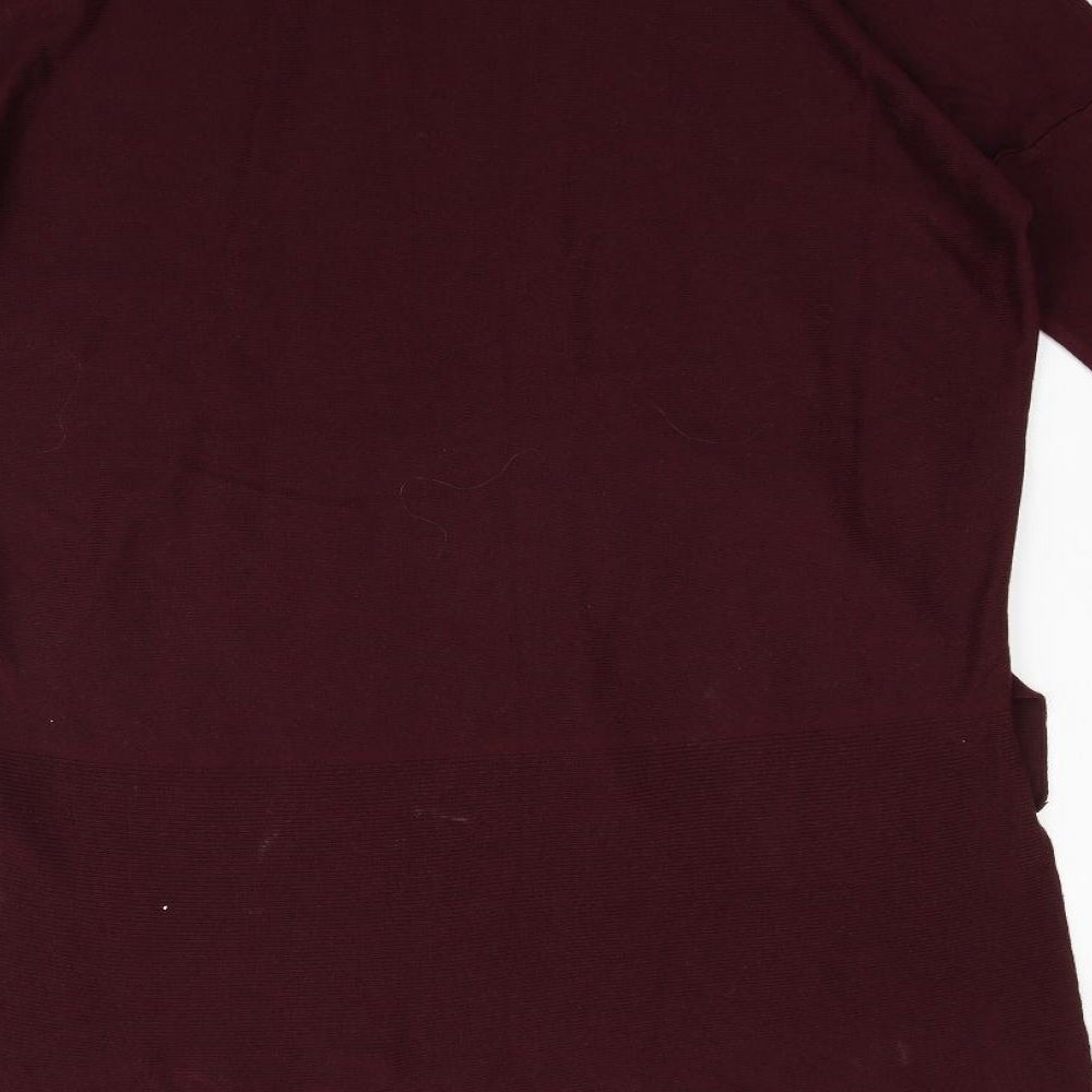 Peacocks Womens Purple Pullover Jumper Size M