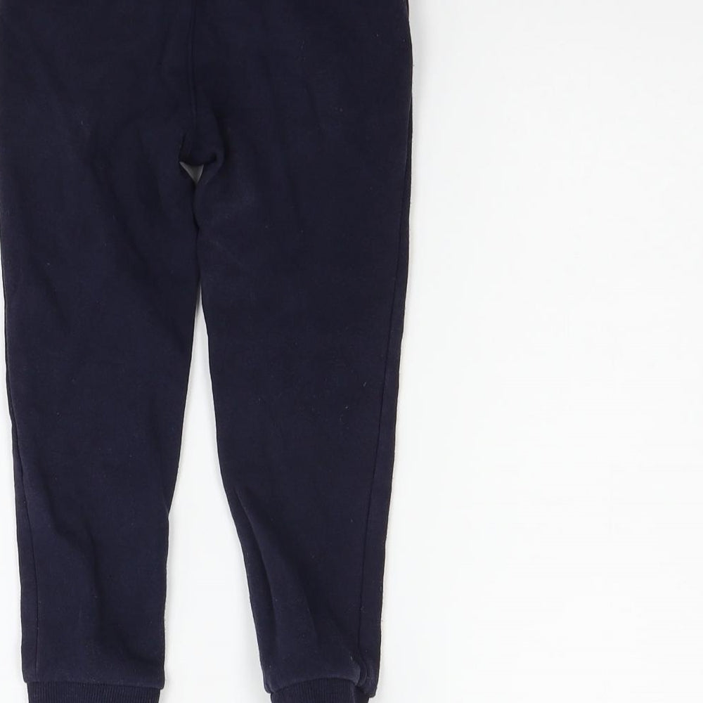 Matalan Boys Blue Ikat Jogger Trousers Size 4 Years