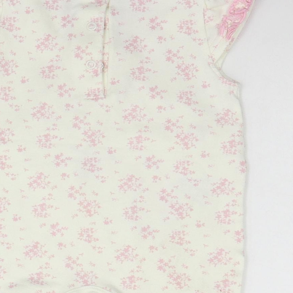 NEXT Girls White Geometric Fit & Flare Size 3-6 Months