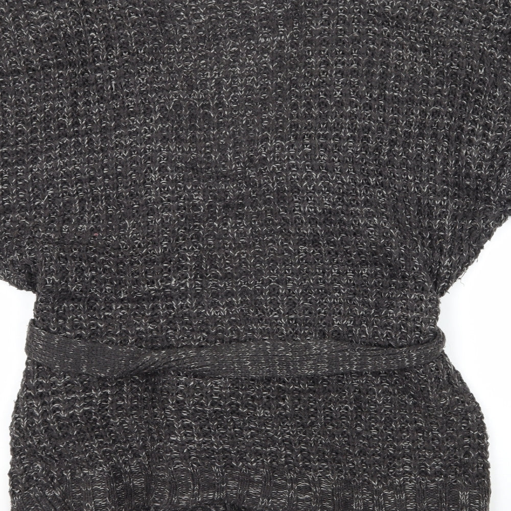 Evie Womens Grey Knit Cardigan Jumper Size 12